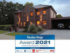 Mit dem HausbauDersign Award 2021, Kategorie Landhäuser, ausgezeichnetes Haus Dorn