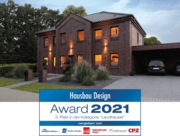 Mit dem HausbauDersign Award 2021, Kategorie Landhäuser, ausgezeichnetes Haus Dorn