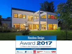 3. Platz für Haus Nolte beim Hausbau Design Award 2017